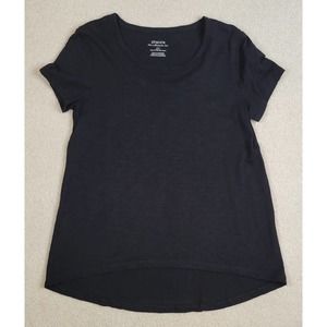 Chico's Black The Ultimate Tee Size 1 8/10 Short Sleeve